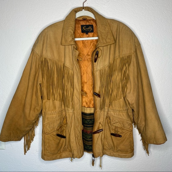 Scully Jackets & Coats Scully Vintage 0 Leather Western Fringe